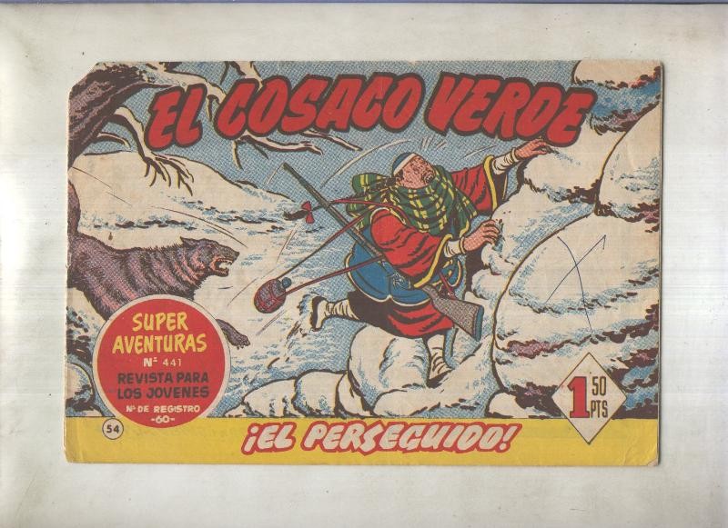 El Cosaco Verde original numero 054: El perseguido (numerado 2 en trasera)