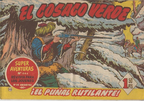 El Cosaco Verde original numero 055: El puñal rutilante