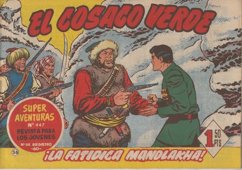El Cosaco Verde original numero 056: La fatidica Mandlakha