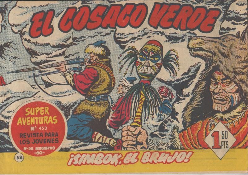 El Cosaco Verde original numero 058: Simbok, el brujo