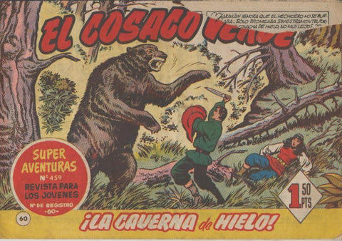 El Cosaco Verde original numero 060: La caverna de hielo