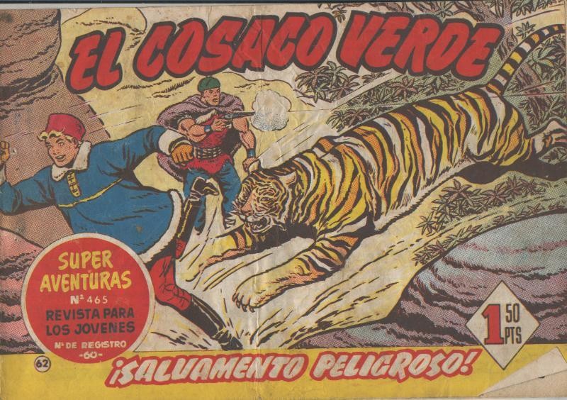 El Cosaco Verde original numero 062: Salvamento peligroso
