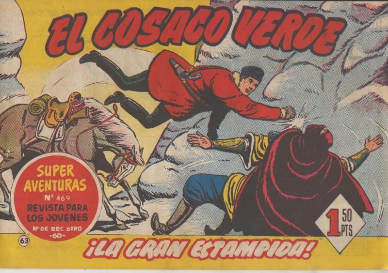 El Cosaco Verde original numero 063: La gran estampida