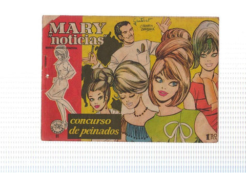 Mary Noticias numero 061: Concurso de peinados, foto artista Stephen Boyd