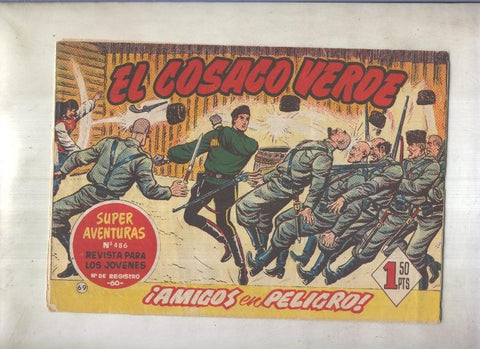 El Cosaco Verde original numero 069: Amigos en peligro (numerado 2 en trasera)