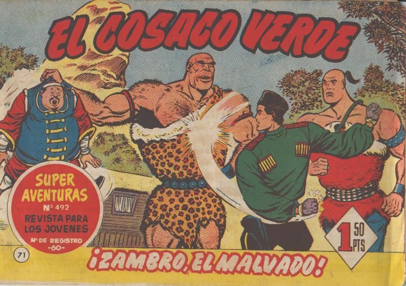 El Cosaco Verde original numero 071: Zambro, el malvado
