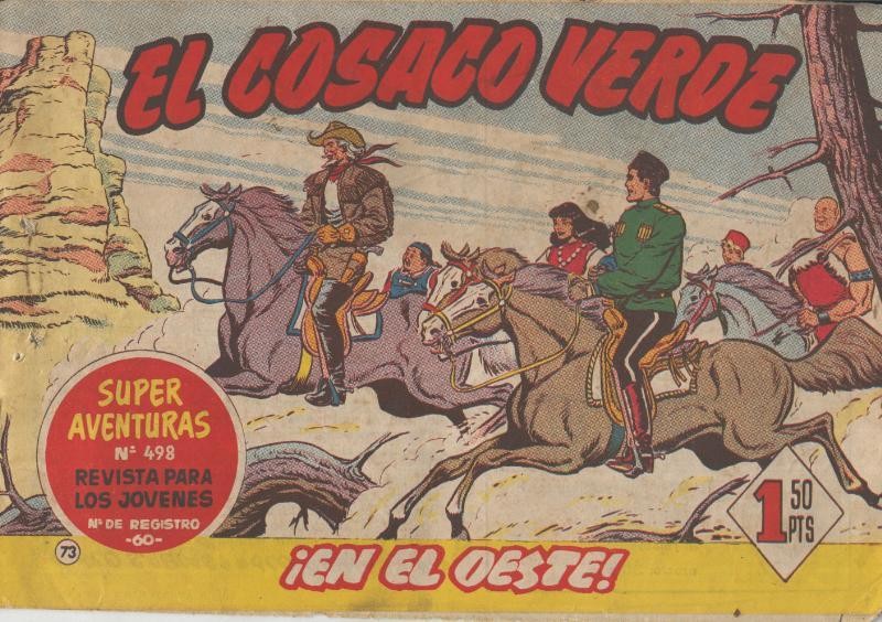 El Cosaco Verde original numero 073: En el oeste