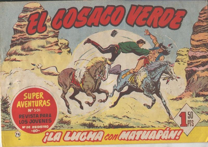 El Cosaco Verde original numero 074: La lucha con Matuapan