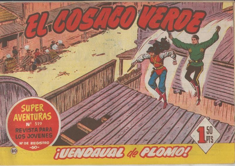 El Cosaco Verde original numero 080: Vendaval de plomo