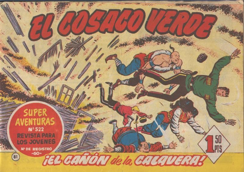 El Cosaco Verde original numero 081: El cañon de la calavera