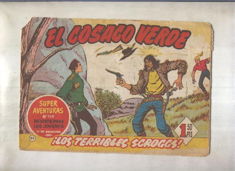 El Cosaco Verde original numero 083: Los terribles scroggs (numerado 2 en trasera)
