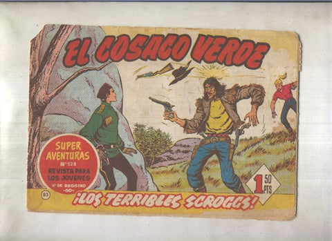 El Cosaco Verde original numero 083: Los terribles scroggs (numerado 2 en trasera)