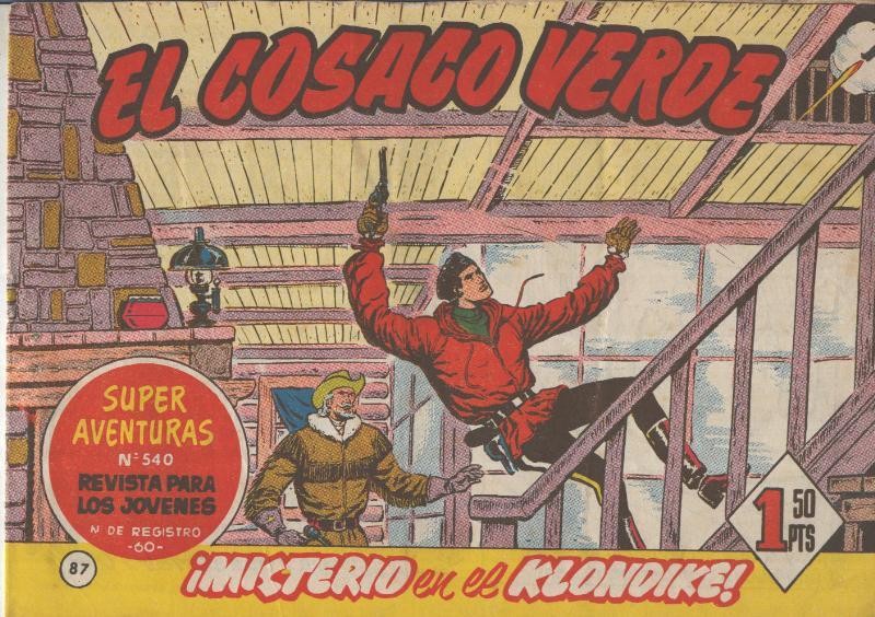 El Cosaco Verde original numero 087: Misterio en el Klondike