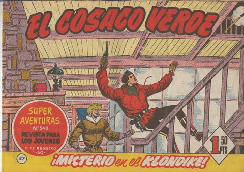 El Cosaco Verde original numero 087: Misterio en el Klondike