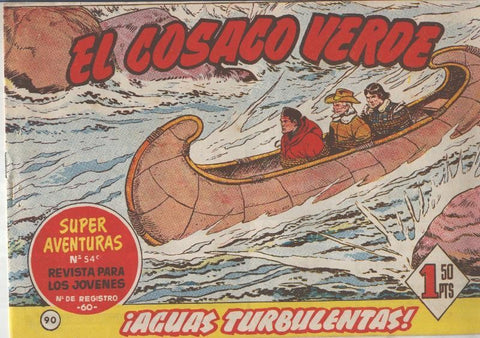 El Cosaco Verde original numero 090: Aguas turbulentas