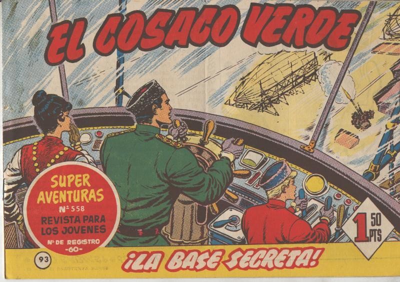 El Cosaco Verde original numero 093: La base secreta