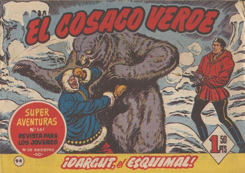 El Cosaco Verde original numero 094: Dargut, el esquimal