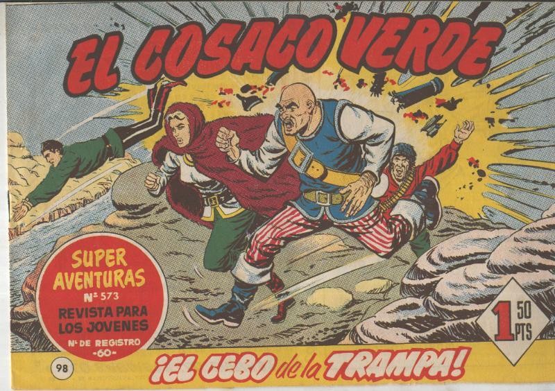 El Cosaco Verde original numero 098: El cebo de la trampa