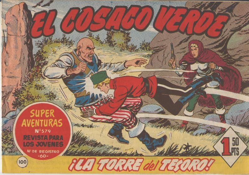 El Cosaco Verde original numero 100: La torre del tesoro