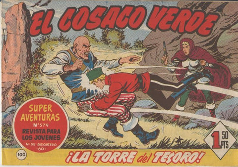El Cosaco Verde original numero 100: La torre del tesoro