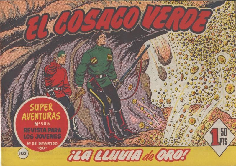 El Cosaco Verde original numero 102: La lluvia de oro