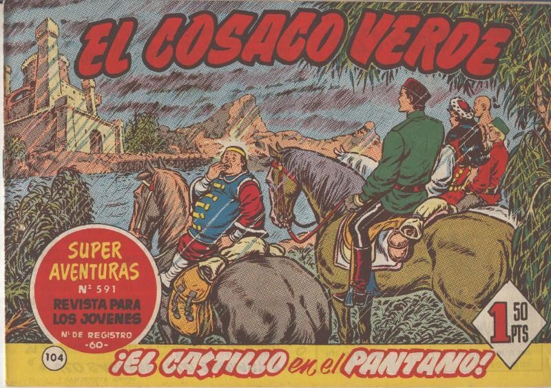 El Cosaco Verde original numero 104: El castillo en el pantano