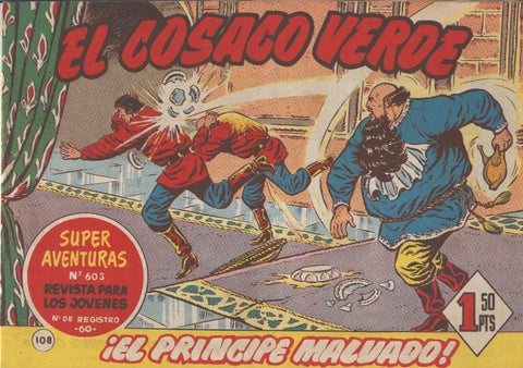 El Cosaco Verde original numero 108: El principe malvado