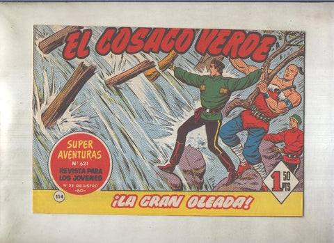 El Cosaco Verde original numero 114: La gran oleada (numerada 1 en trasera)