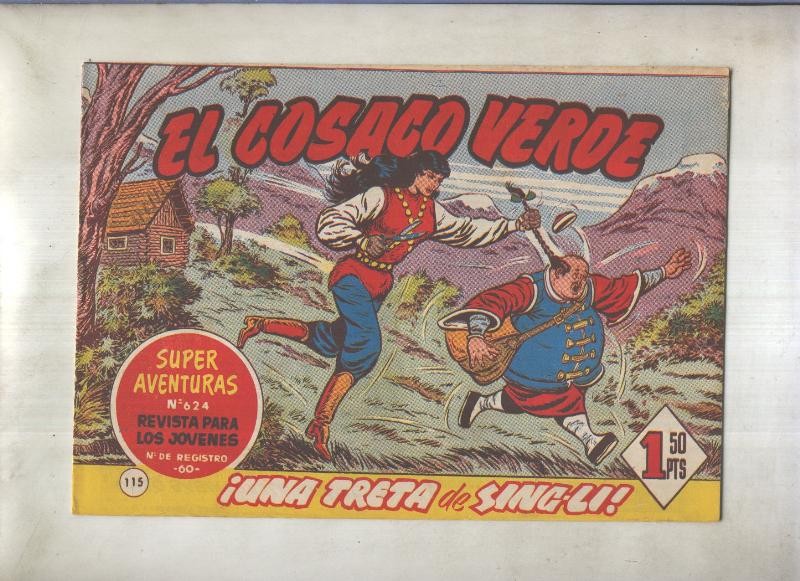 El Cosaco Verde original numero 115: Una treta de Sing Li (numerada 1 en trasera)