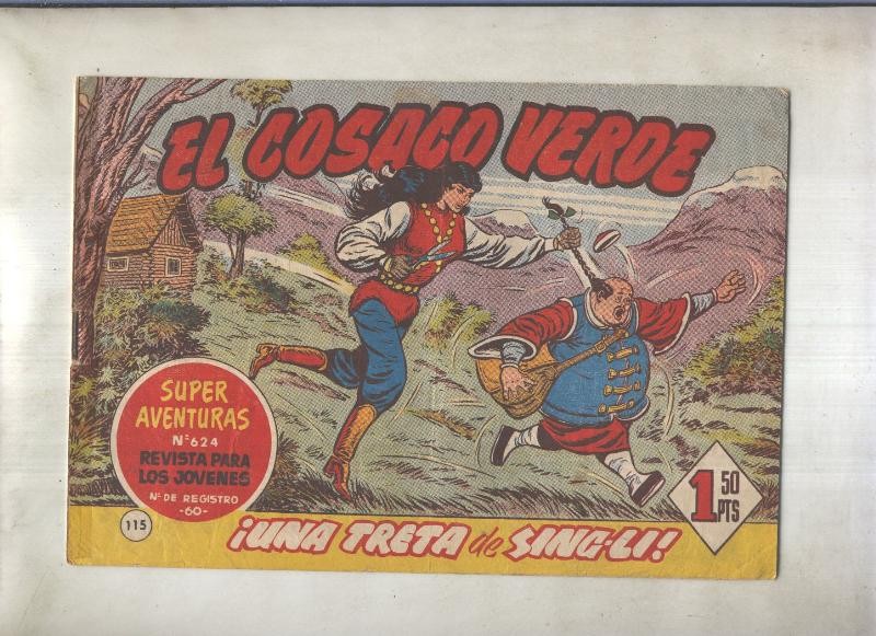 El Cosaco Verde original numero 115: Una treta de Sing Li (numerada 2 en trasera)