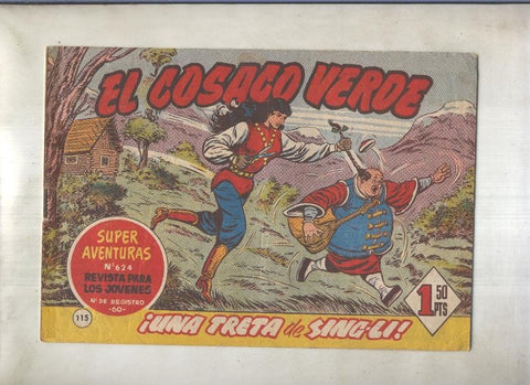 El Cosaco Verde original numero 115: Una treta de Sing Li (numerada 2 en trasera)