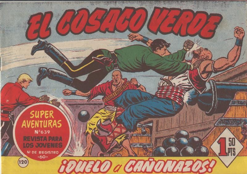 El Cosaco Verde original numero 120: Duelo a cañonazos