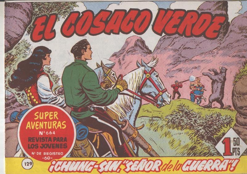 El Cosaco Verde original numero 129: Chung Sin, señor de la guerra