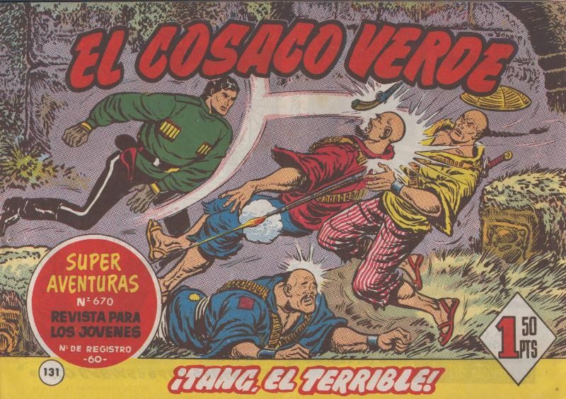 El Cosaco Verde original numero 131: Tang, el terrible