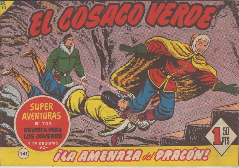 El Cosaco Verde original numero 141: La amenaza del Dragon