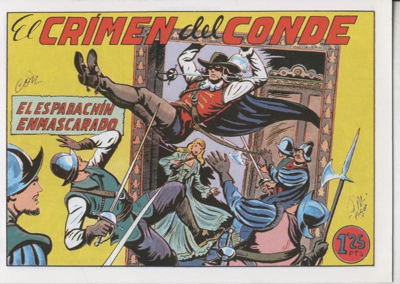 El Espadachin Enmascarado facsimil numero 003: El crimen del conde