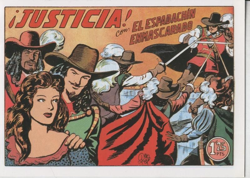 El Espadachin Enmascarado facsimil numero 004: Justicia