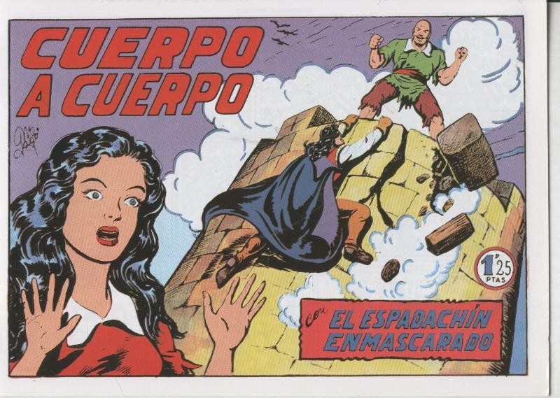 El Espadachin Enmascarado facsimil numero 005: Cuerpo a cuerpo