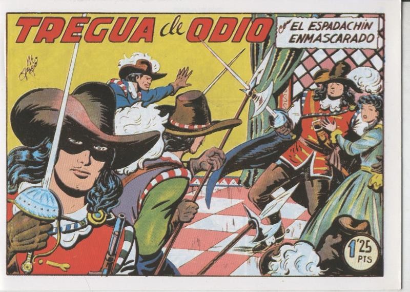El Espadachin Enmascarado facsimil numero 013: Tregua de odio