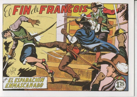 El Espadachin Enmascarado facsimil numero 015: El fin de Francois