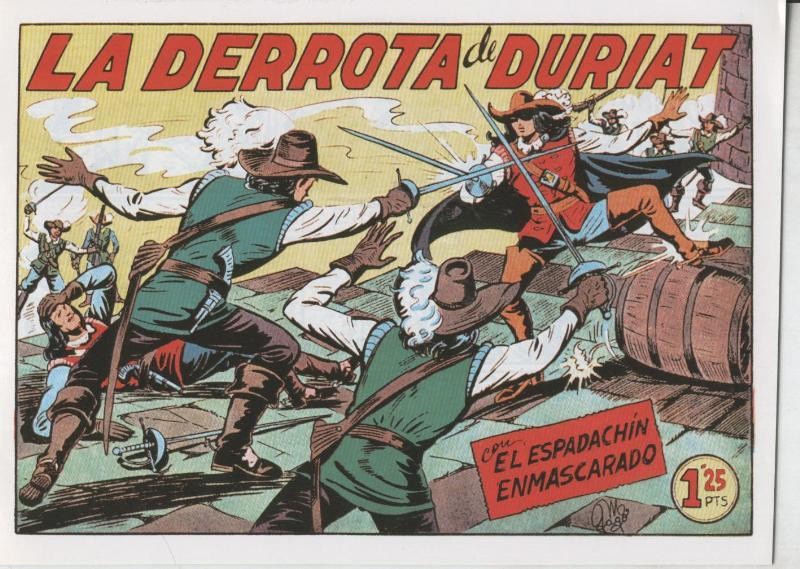 El Espadachin Enmascarado facsimil numero 020: La derrota de Duriat
