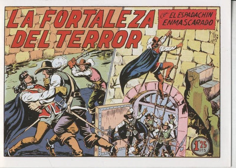 El Espadachin Enmascarado facsimil numero 021: La fortaleza del terror