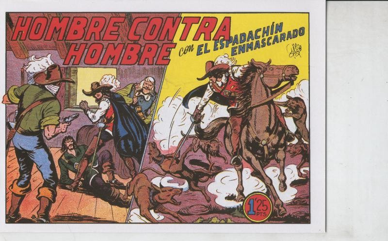 El Espadachin Enmascarado facsimil numero 035: Hombre contra hombre