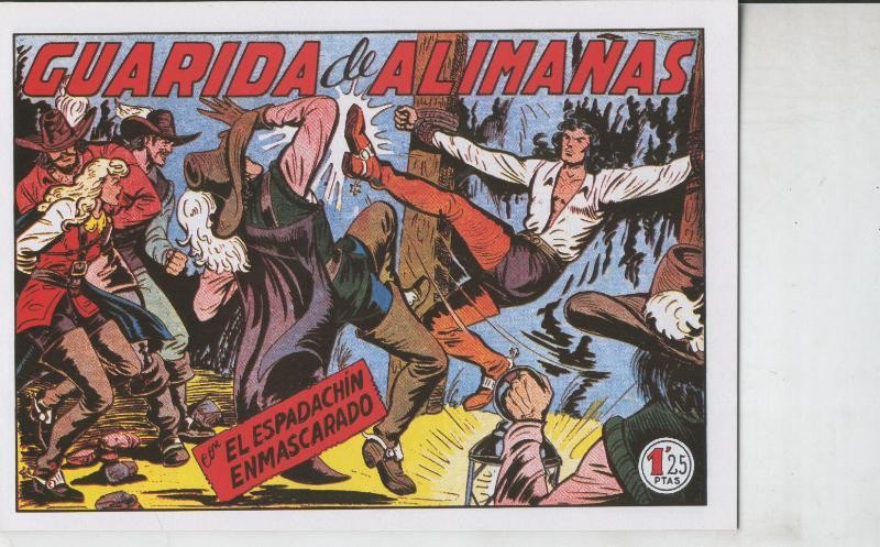 El Espadachin Enmascarado facsimil numero 036: Guarida de alimañas