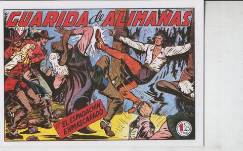 El Espadachin Enmascarado facsimil numero 036: Guarida de alimañas