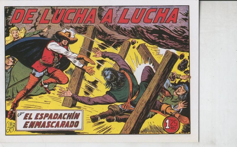 El Espadachin Enmascarado facsimil numero 037: De lucha a lucha
