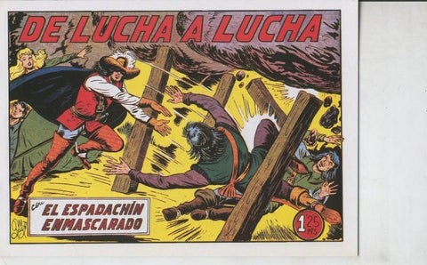 El Espadachin Enmascarado facsimil numero 037: De lucha a lucha