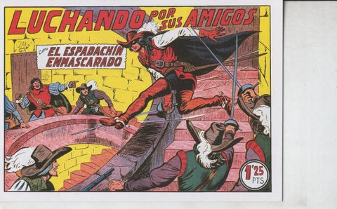 El Espadachin Enmascarado facsimil numero 040: Luchando por sus amigos