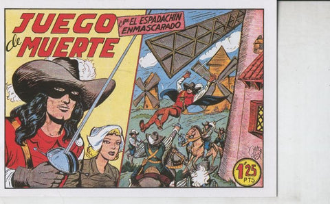 El Espadachin Enmascarado facsimil numero 042: Juego de muerte