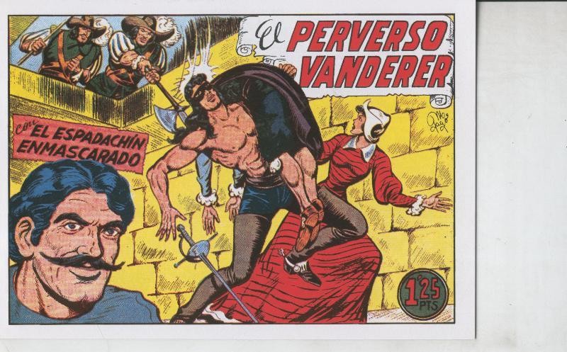El Espadachin Enmascarado facsimil numero 043: El perverso Vanderer